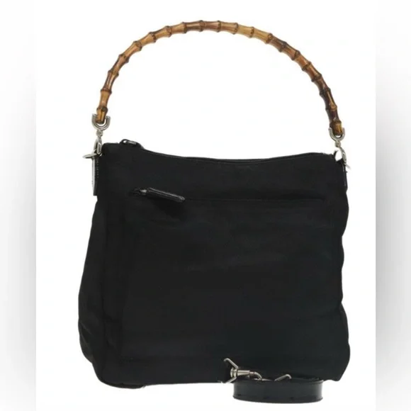 Gucci Bamboo 2 way nylon tote bag - Picture 1 of 11